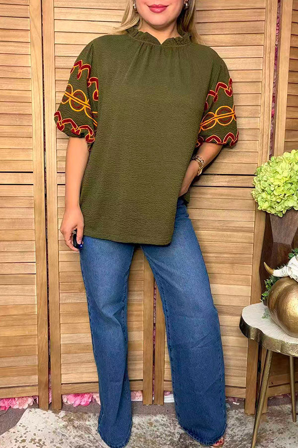 The Olivia Top (olive)π
