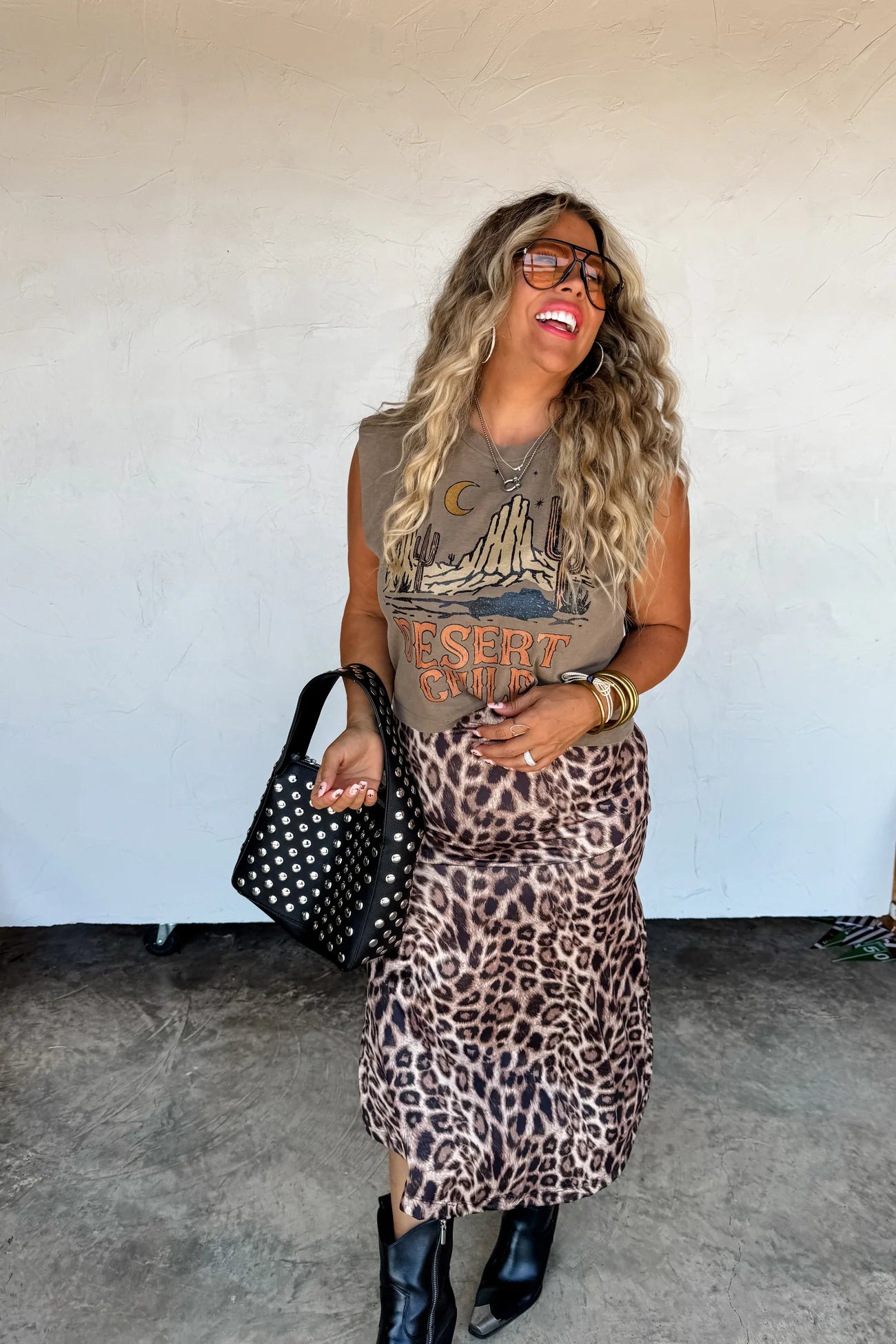 Kyleigh Cheetah Skirt