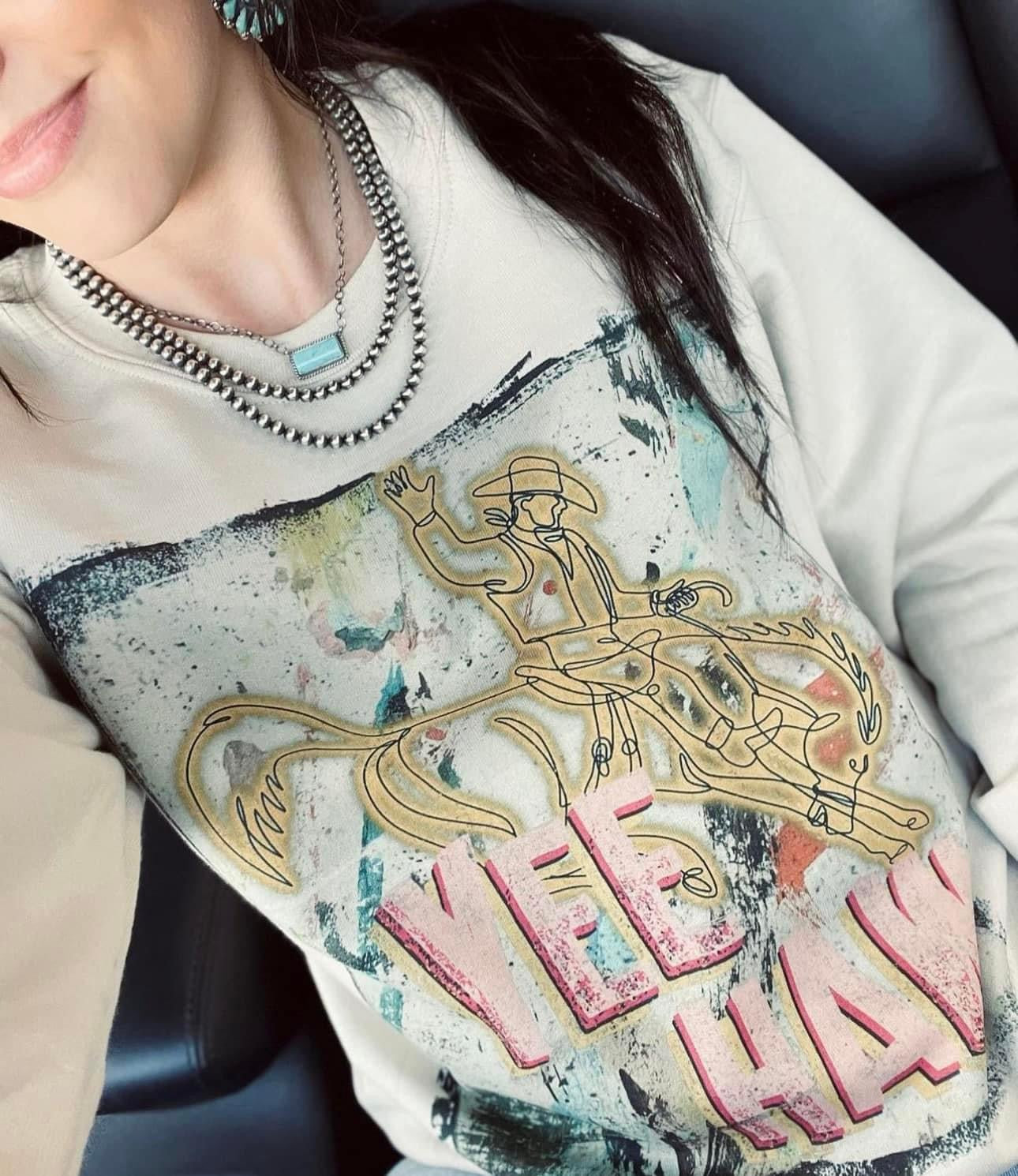 YeeHaw Design on Sweatshirt