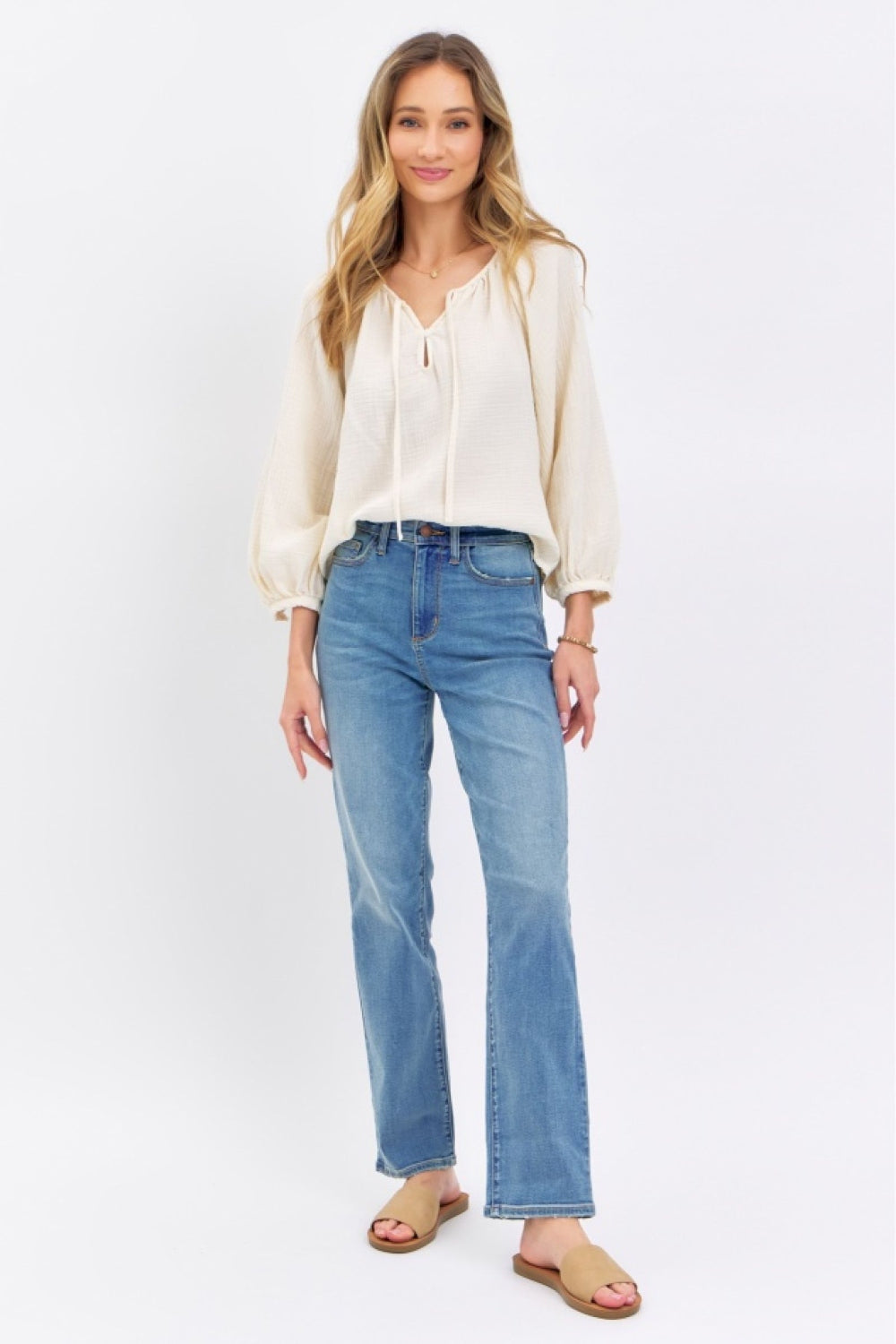 Judy Blue Full Size High Waist Straight Jeans