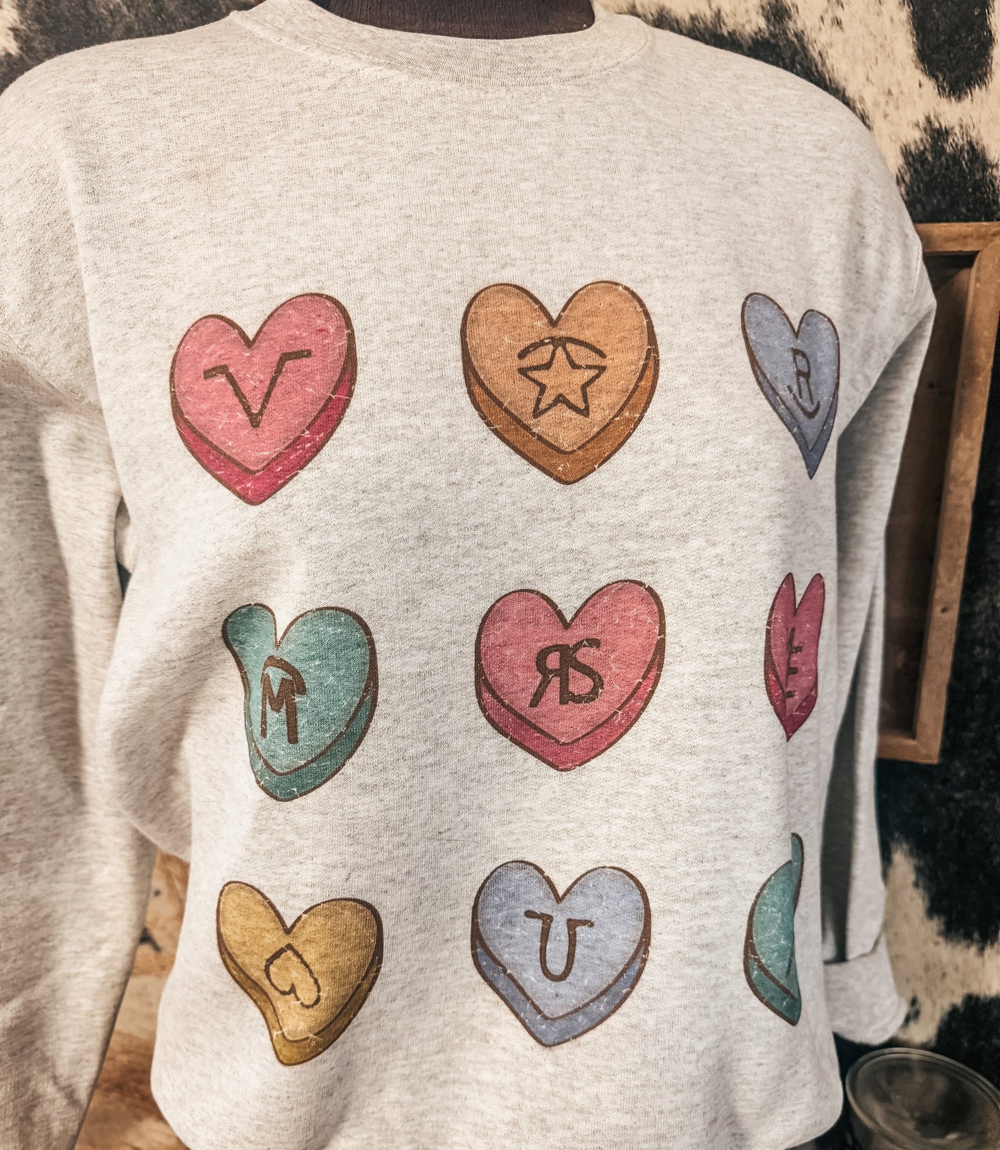Candy Hearts Sweatshirt