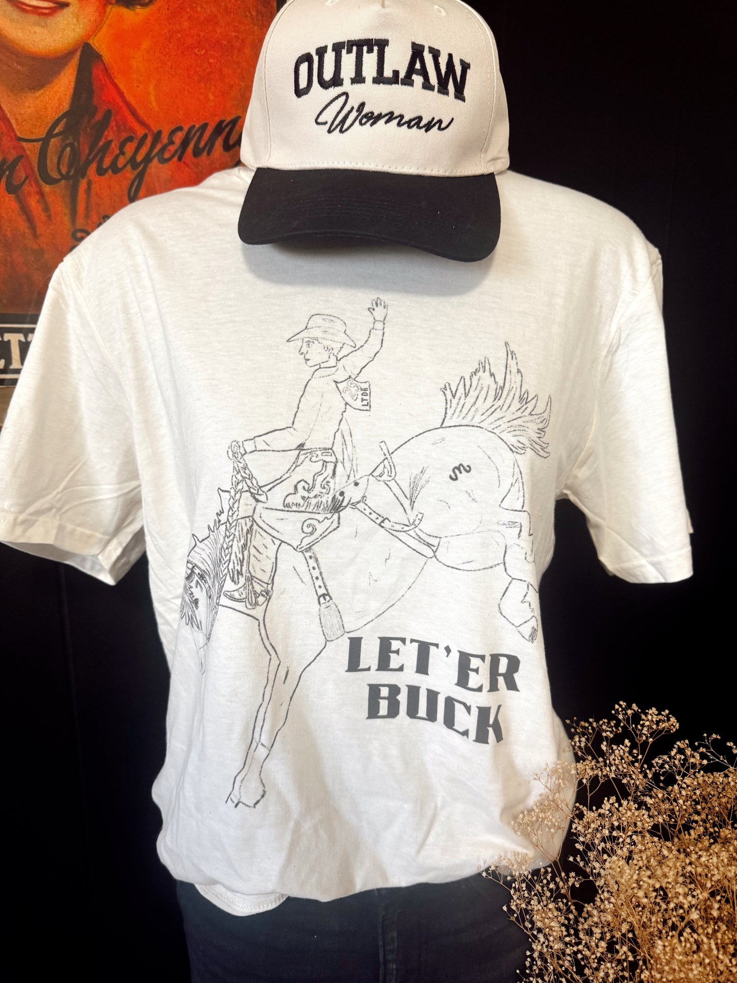 Let'Er Buck on Tee