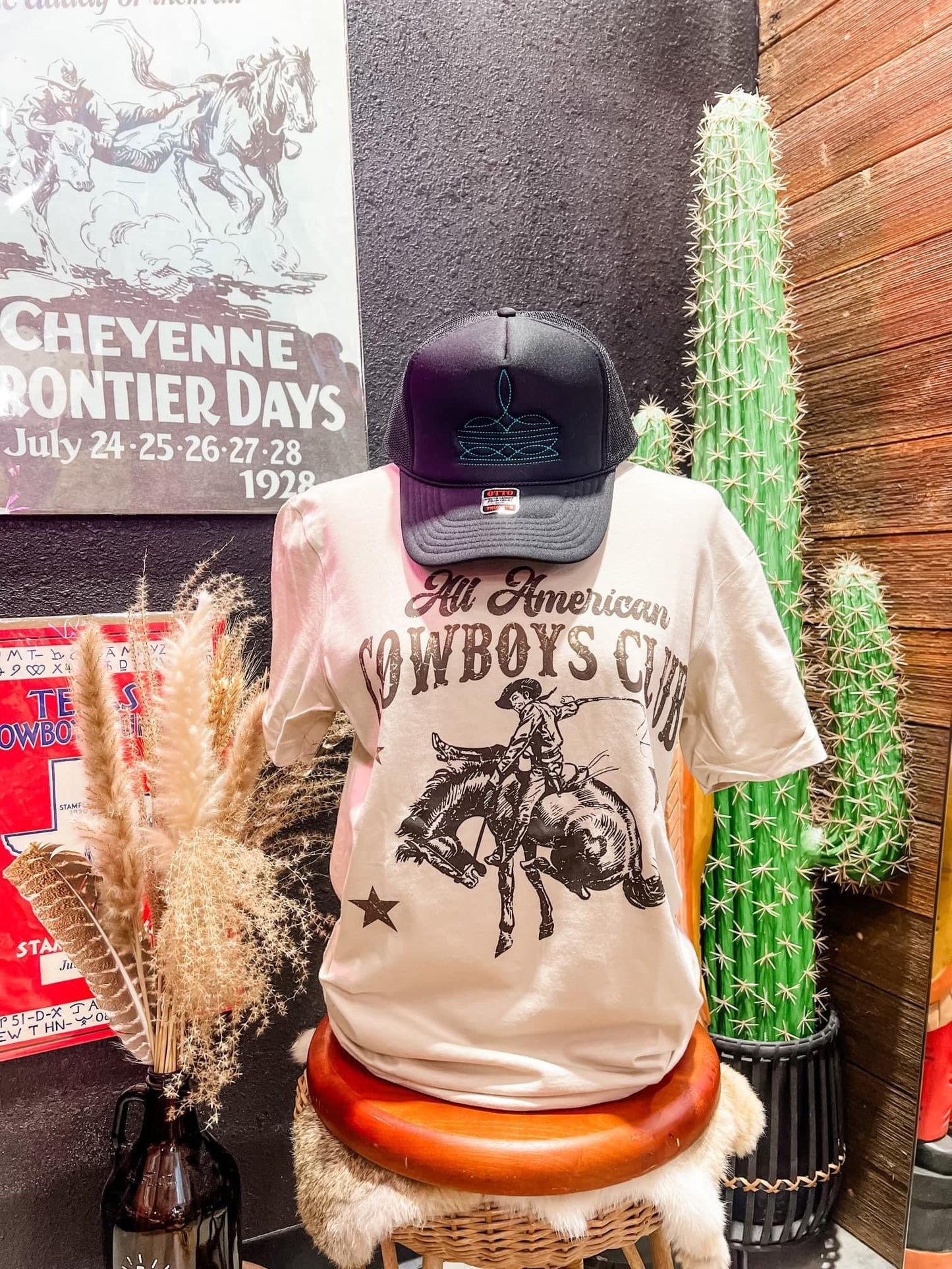 All American Cowboys Club Tee