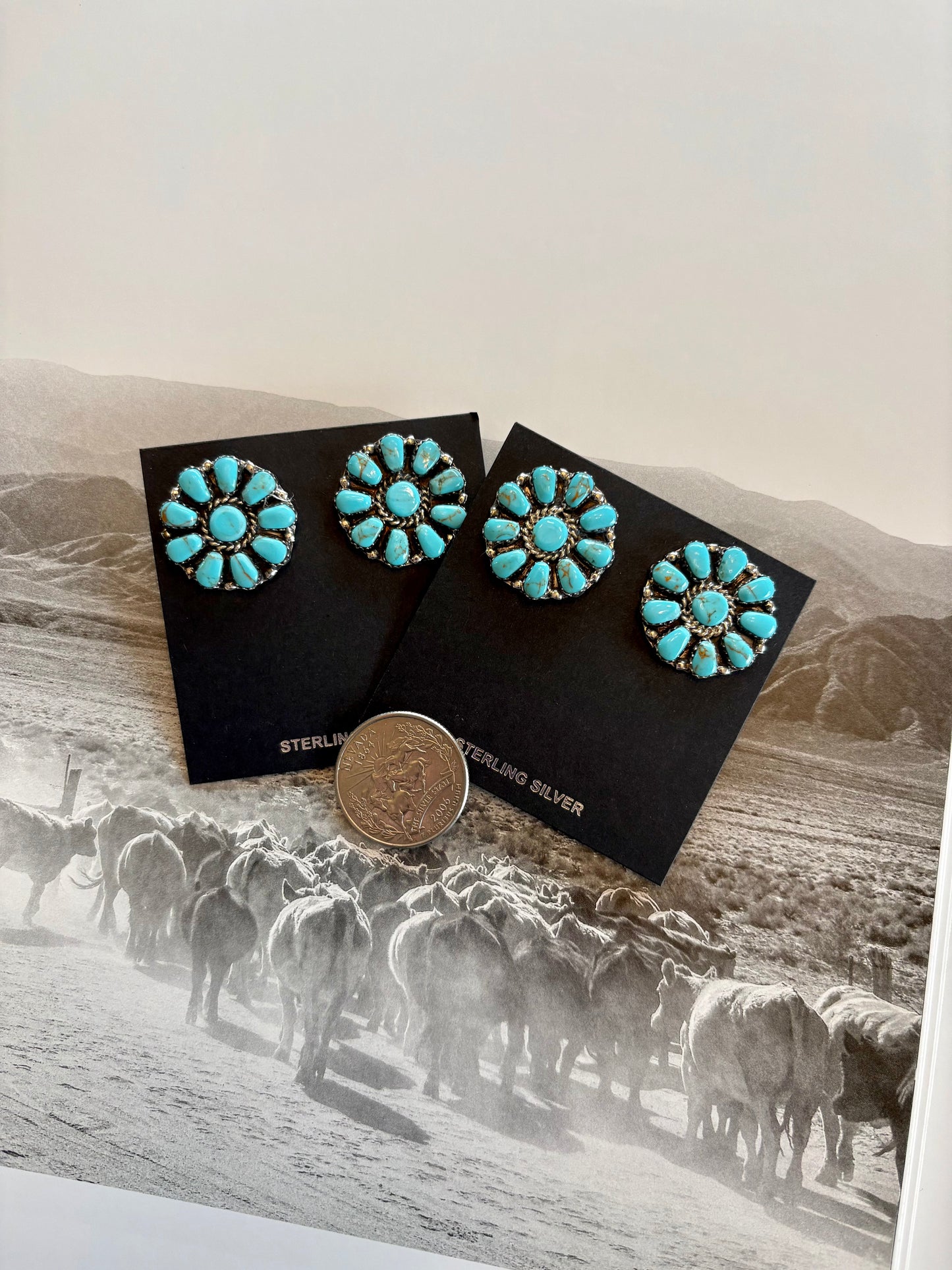 Kingman Cluster Studs