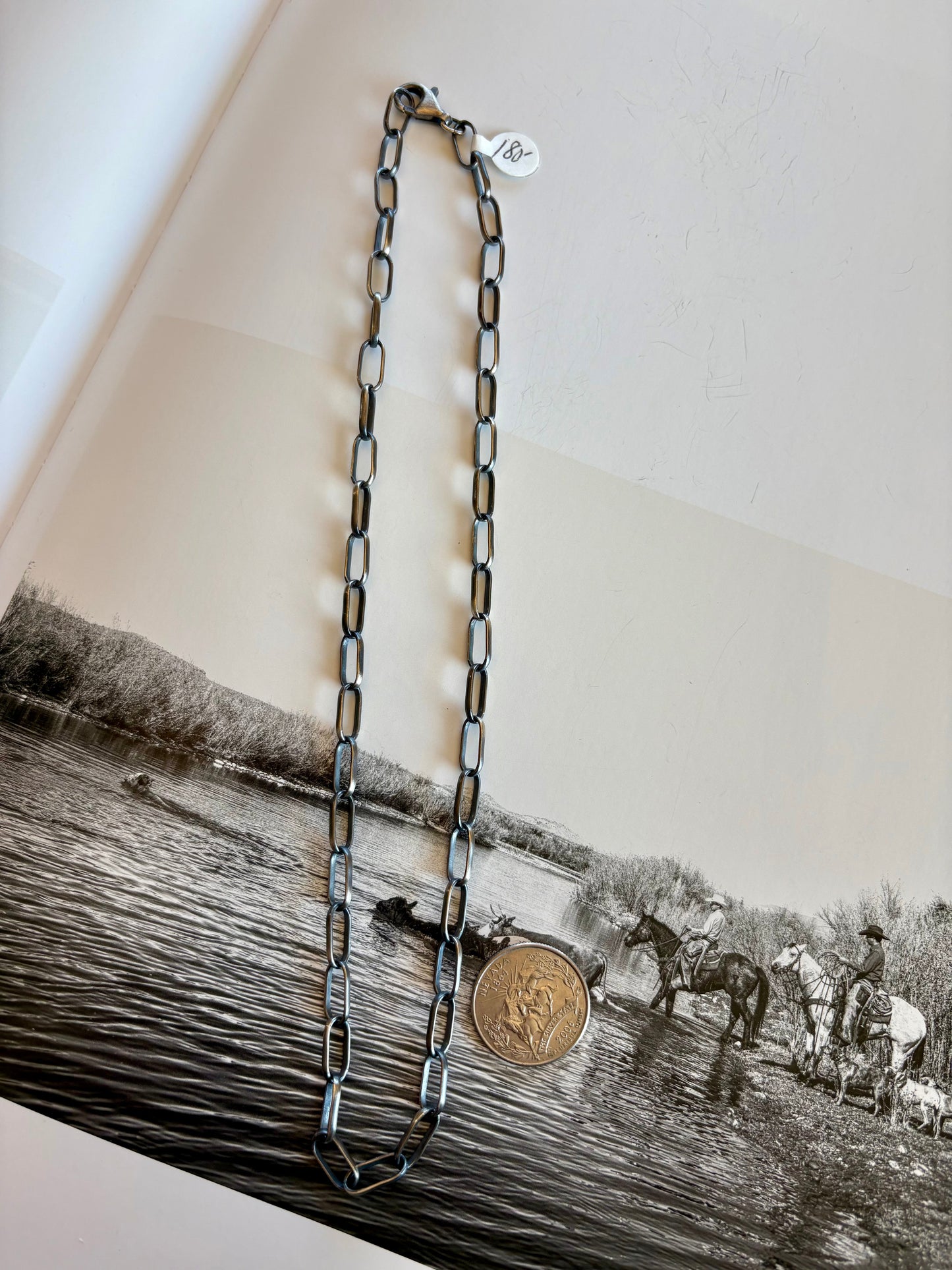 20” Handmade Paperclip Chain