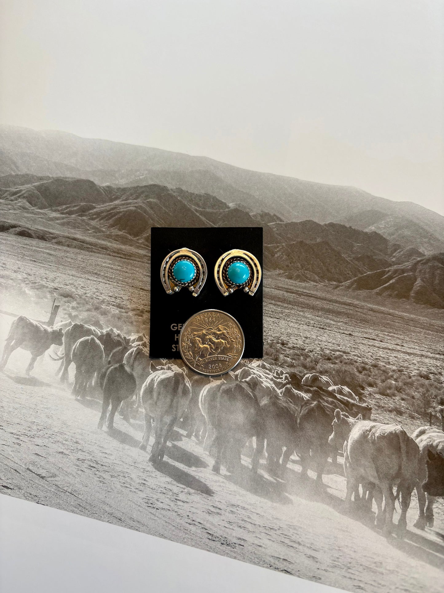 Kingman Horseshoe Studs