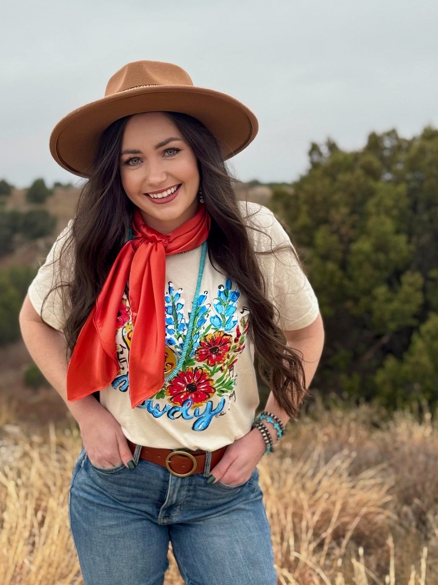 Cheetah Canyon Mesh Sleeve Top