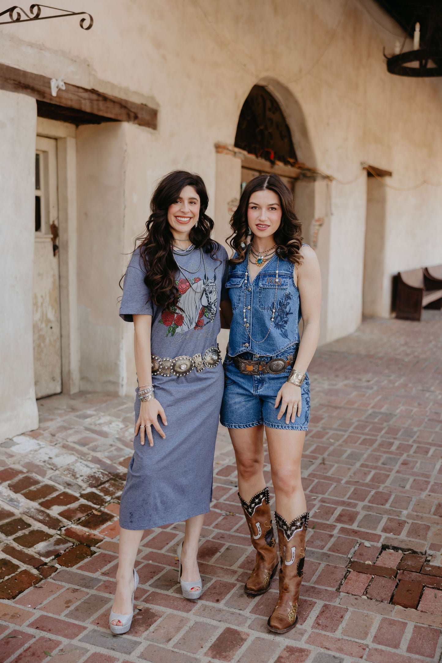 Camarillo White Horses Dress