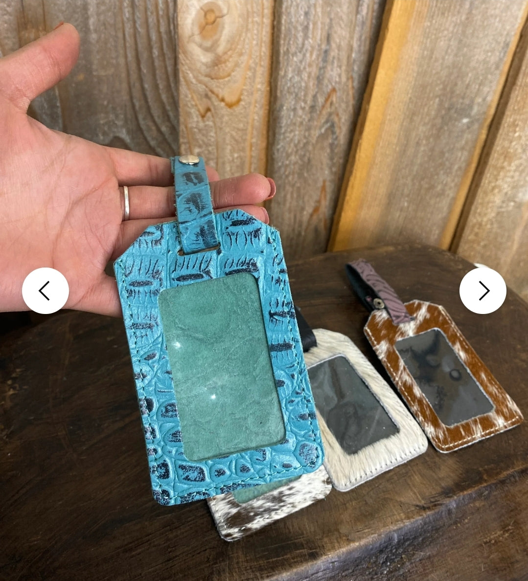 Leather Luggage Tags