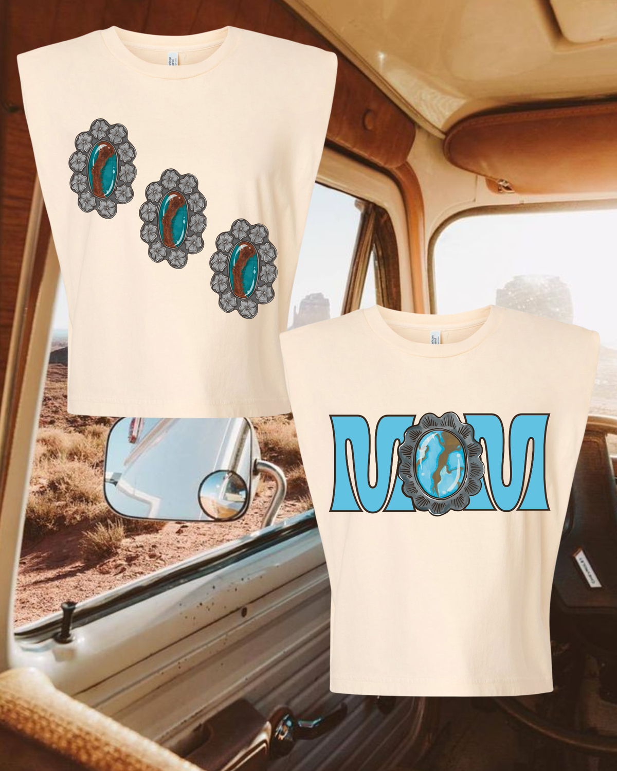 Turq Muscle tees