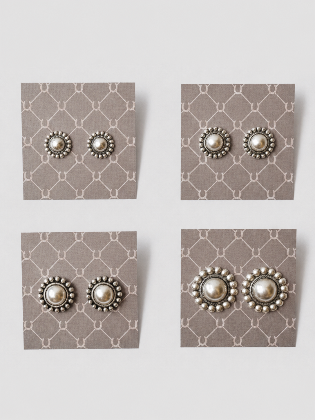 Large Dover Silver Earrings