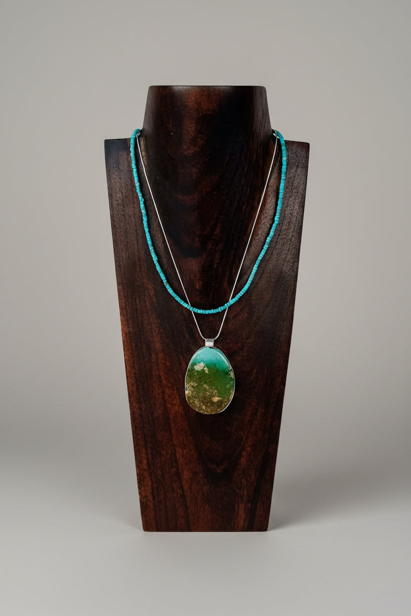Alachua Turquoise Beaded Necklace