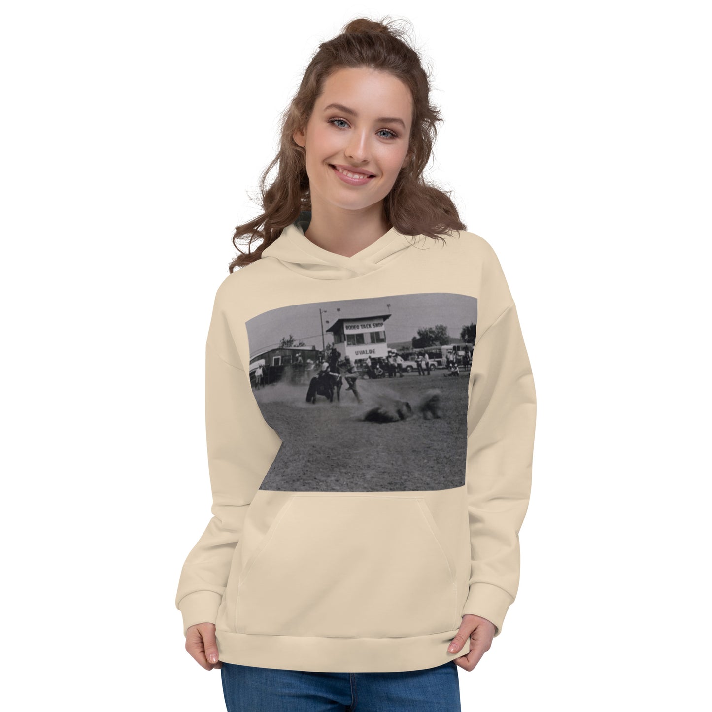 Vintage Calf Roping Unisex Hoodie