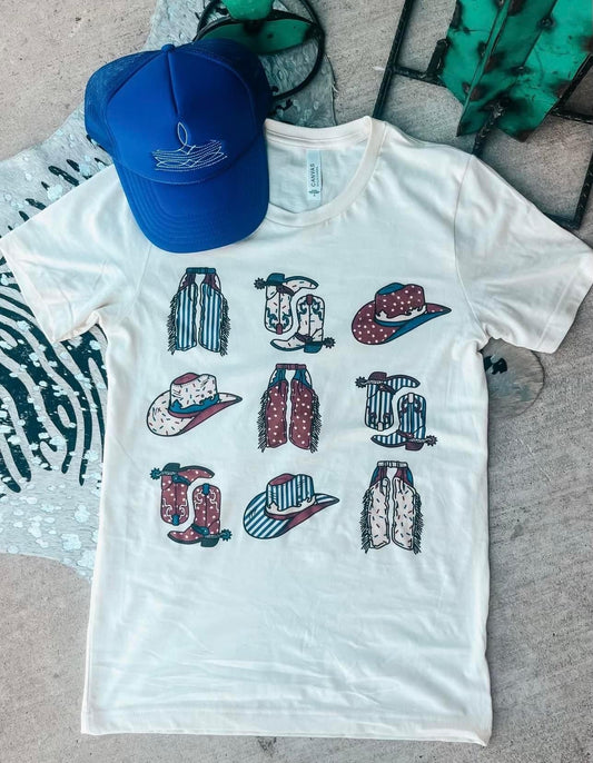 Dilly Bob on Natural Tee