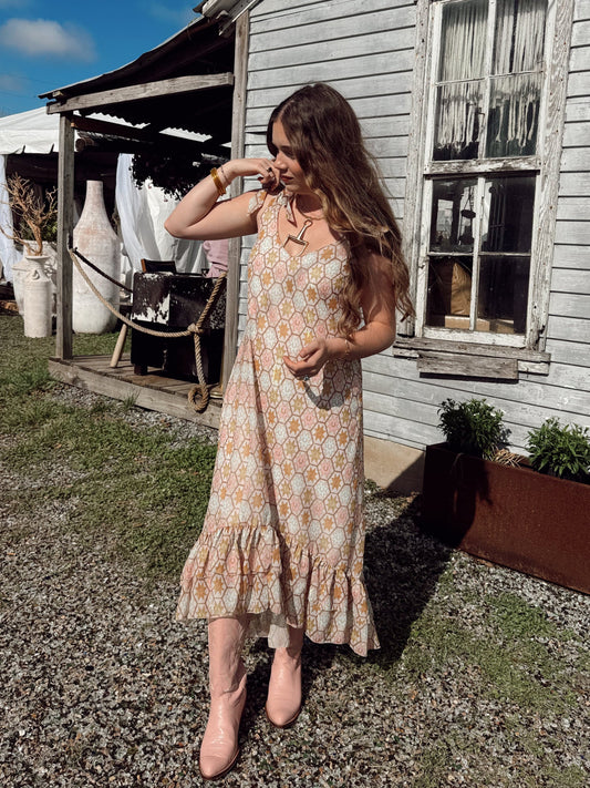 The Allie Falcon Clara Midi Dress