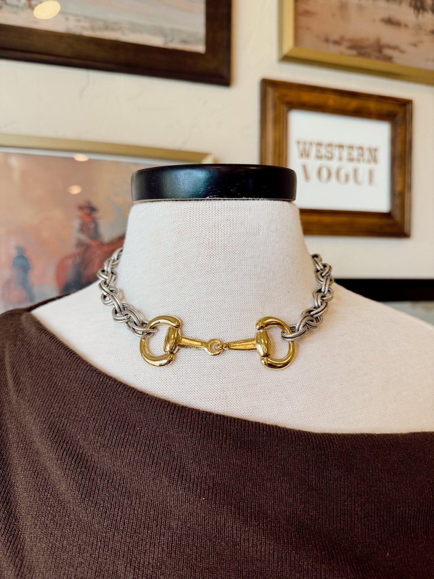 The Horse Bit Chain Necklace