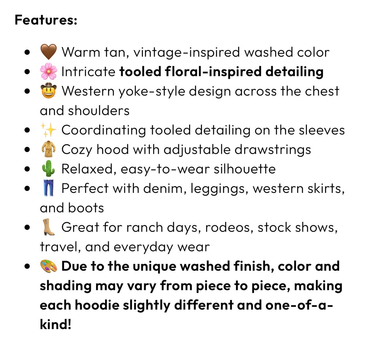 Tooled Frontier Hoodie
