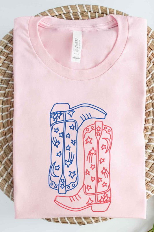 AMERICAN COWBOY BOOTS GRAPHIC TEE / T-SHIRT