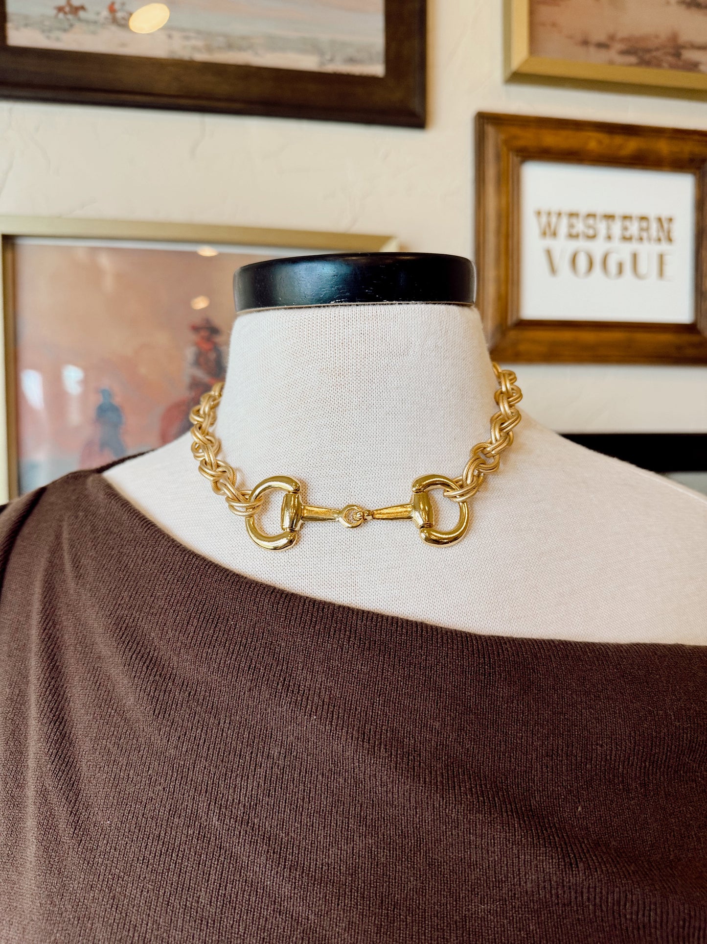 The Horse Bit Chain Necklace