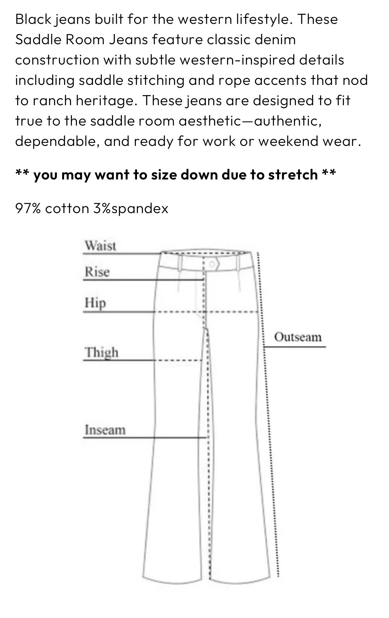 Saddle Room Jeans