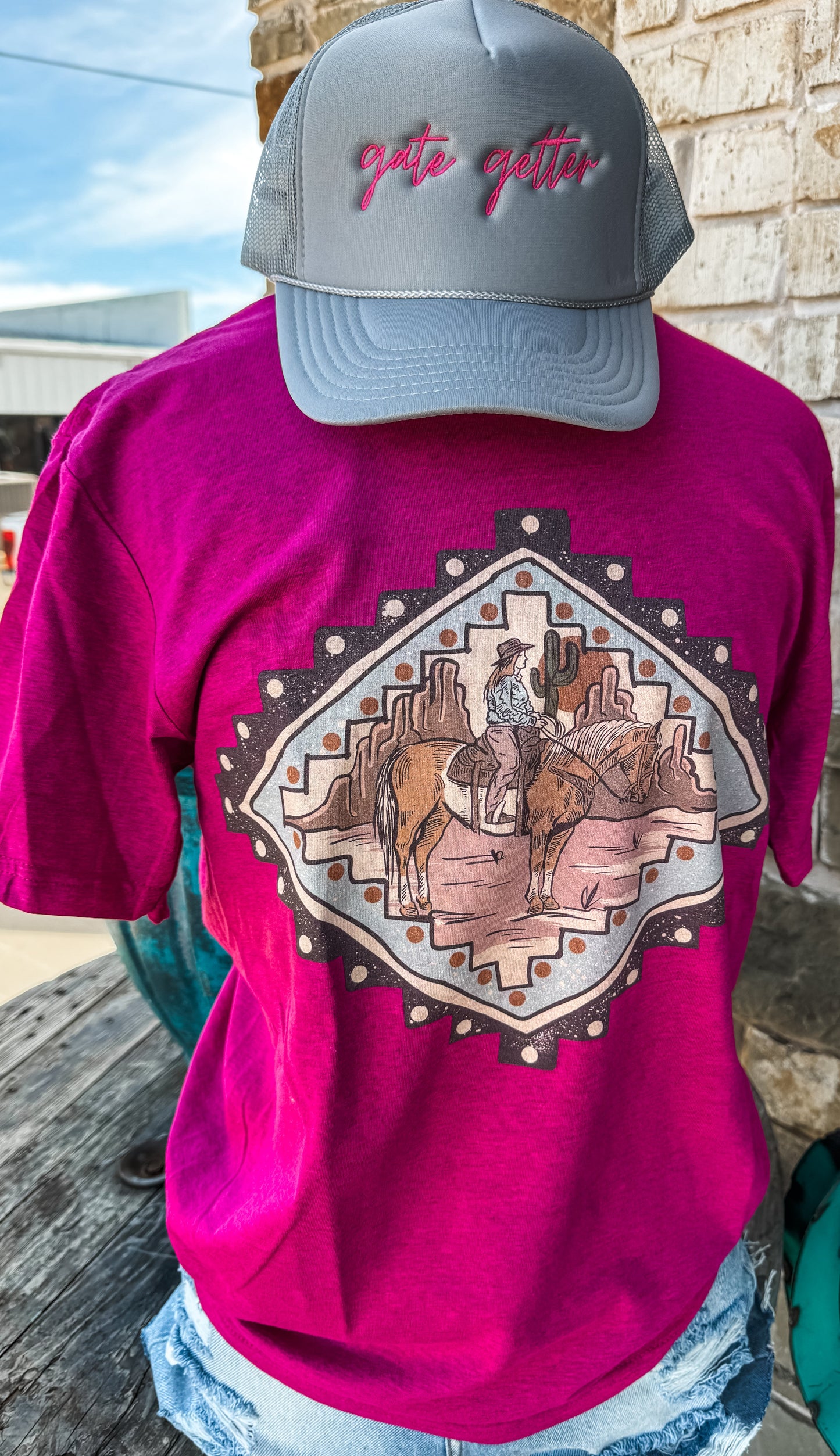 Desert Cowgirl on Tee