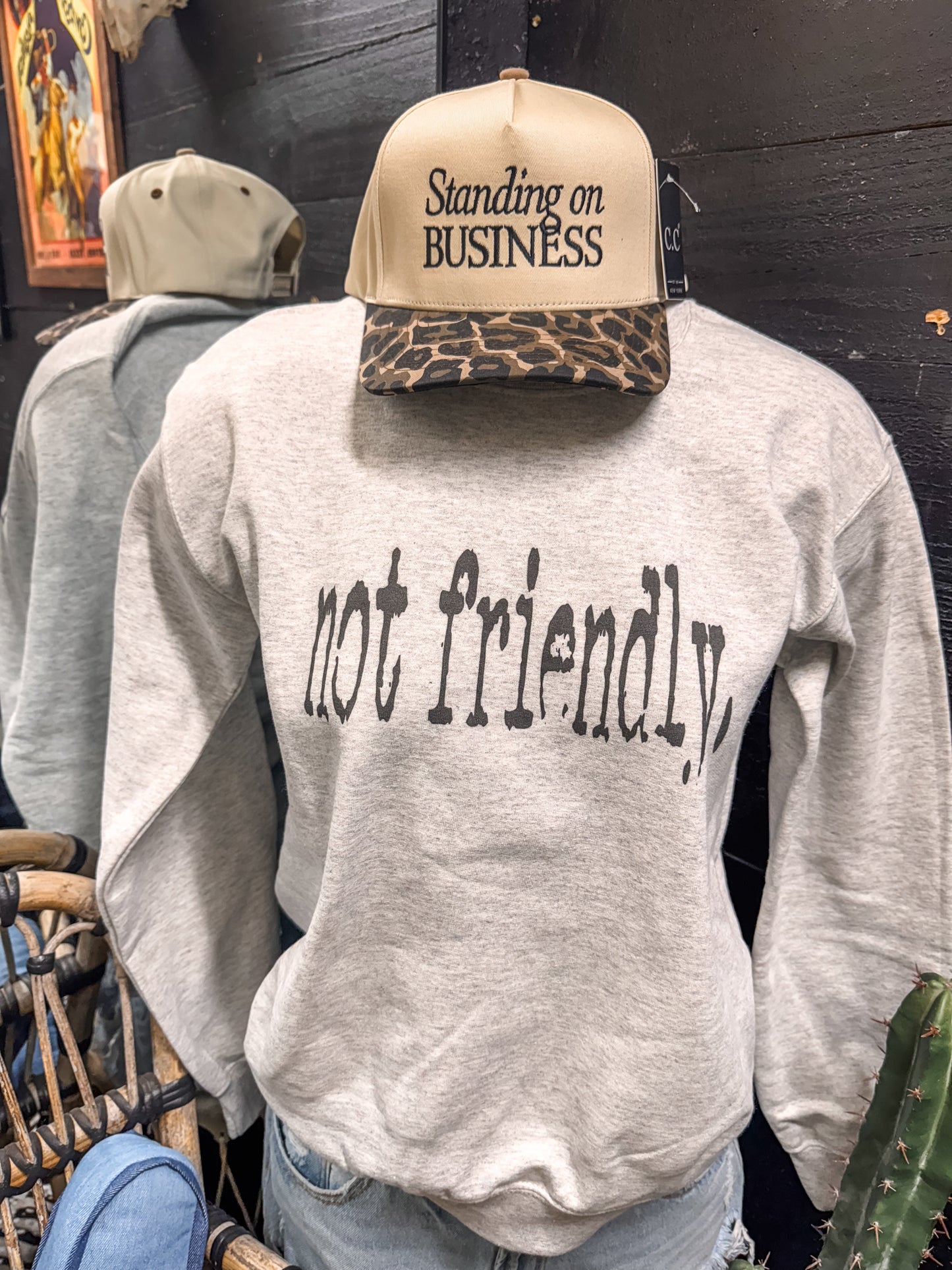 Not Friendly Sweatshirt