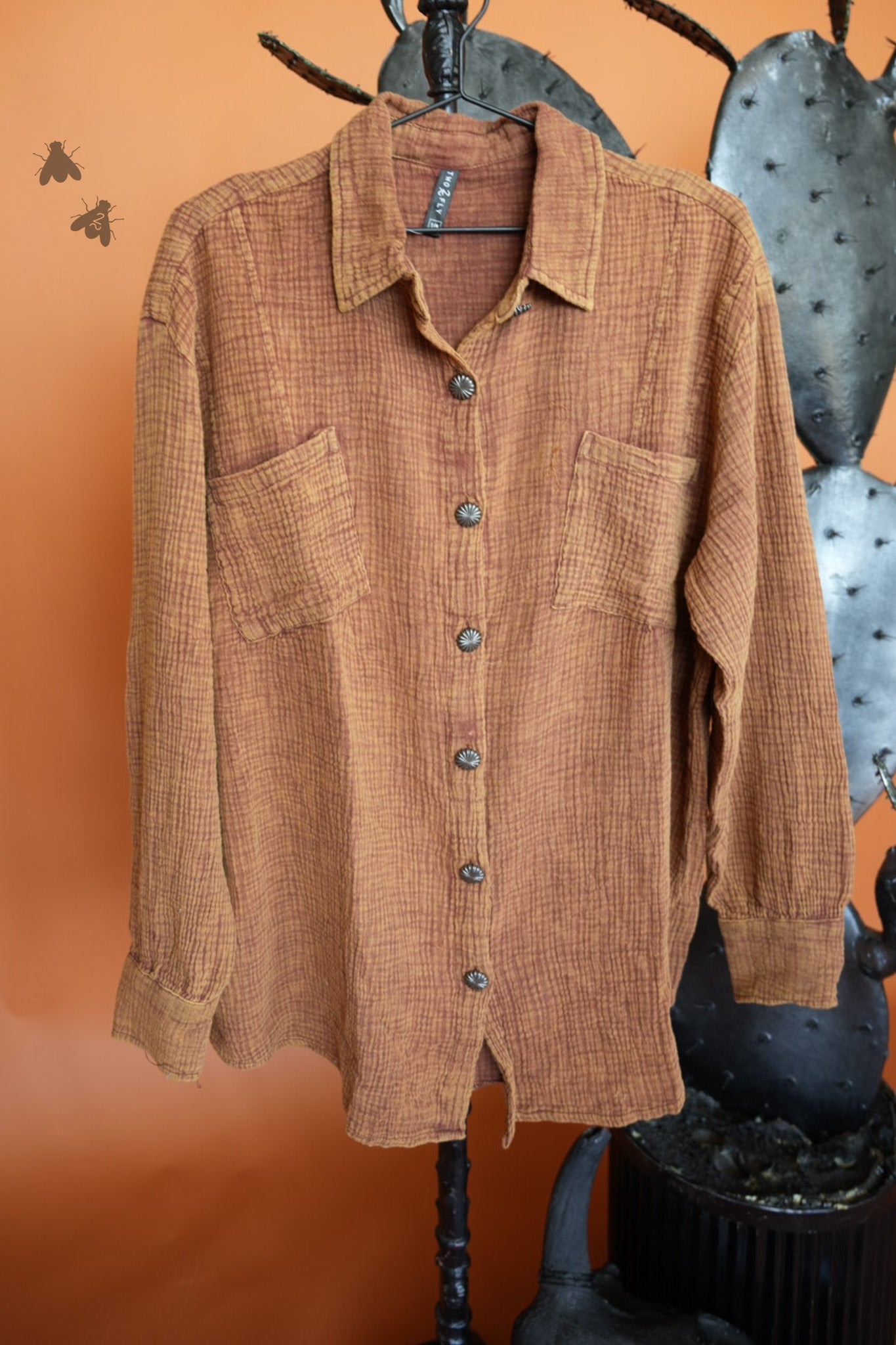ACRES BUTTON UP* RED DIRT [2X/3X ONLY]