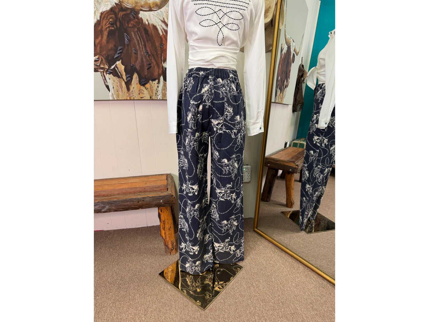Chasing Cowboys Western Trouser Pants