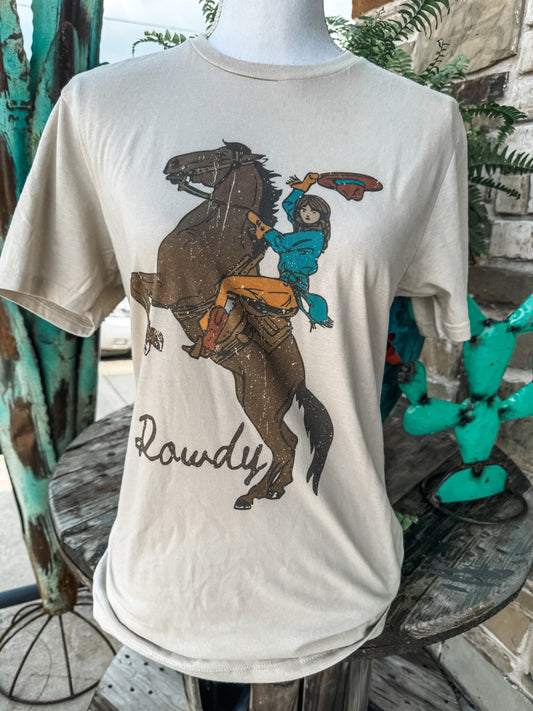 Rowdy Cowgirl Tee