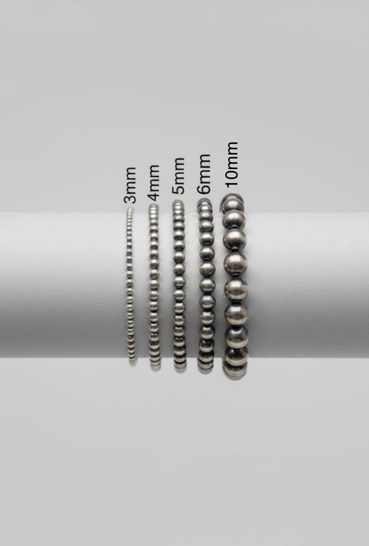 3mm Sterling Silver Pearl Bracelet