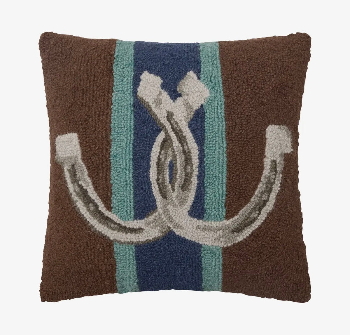 The Striped Double Horseshoe Hook Pillow