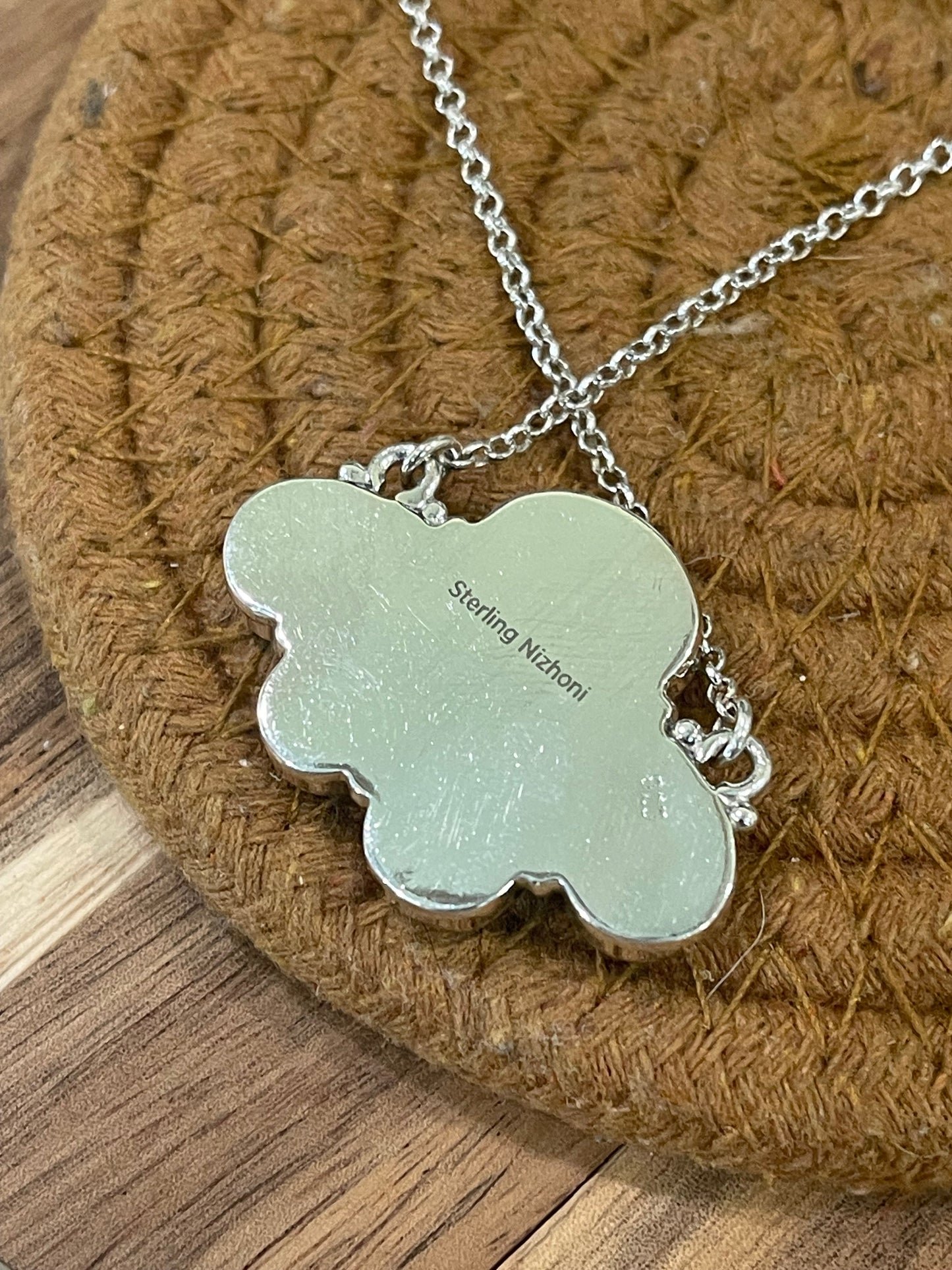 Handcrafted Sterling Silver, Sonoran Mountain Turquoise & Golden Hills Necklace