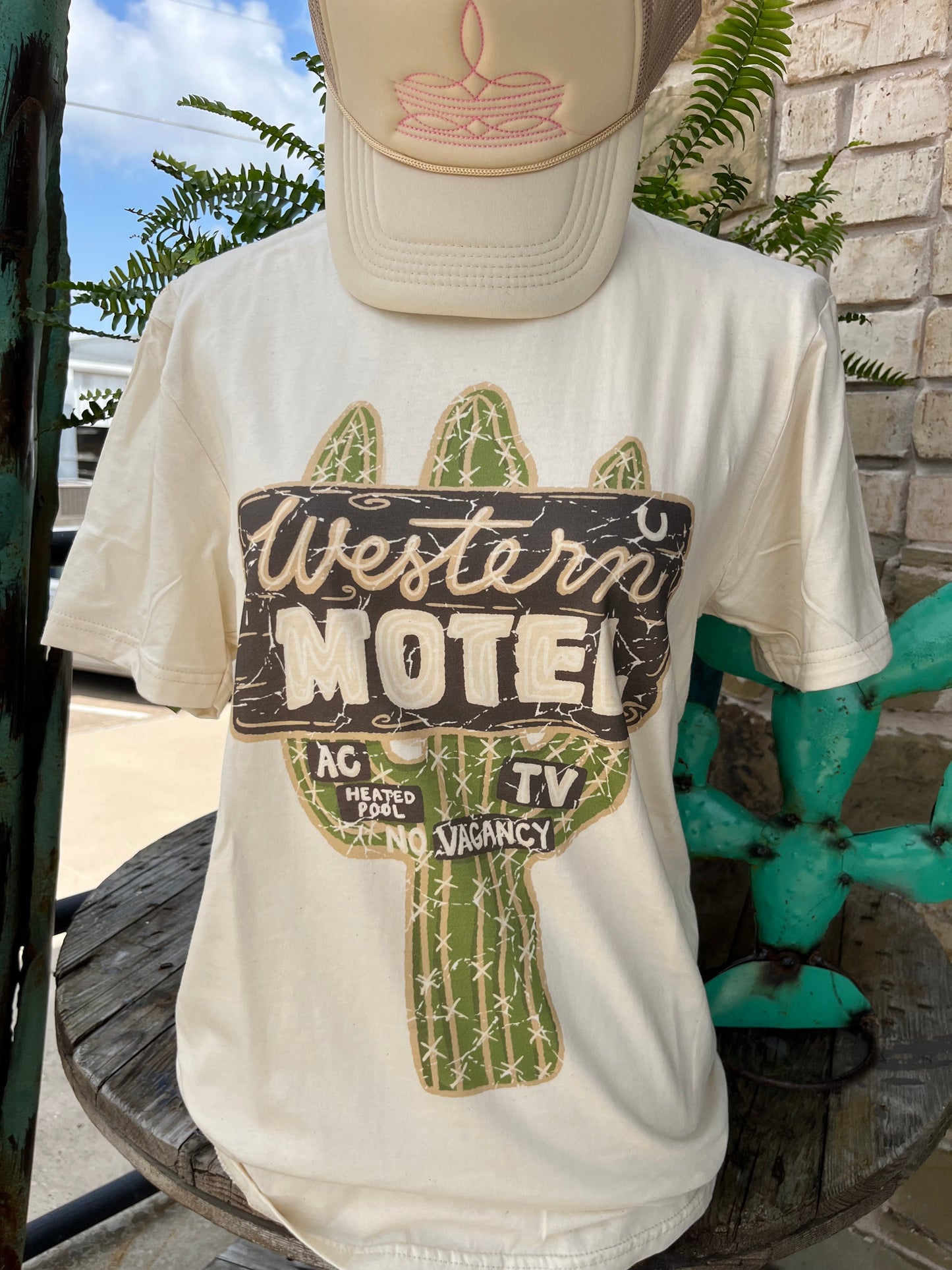 Western Cactus Motel Tee