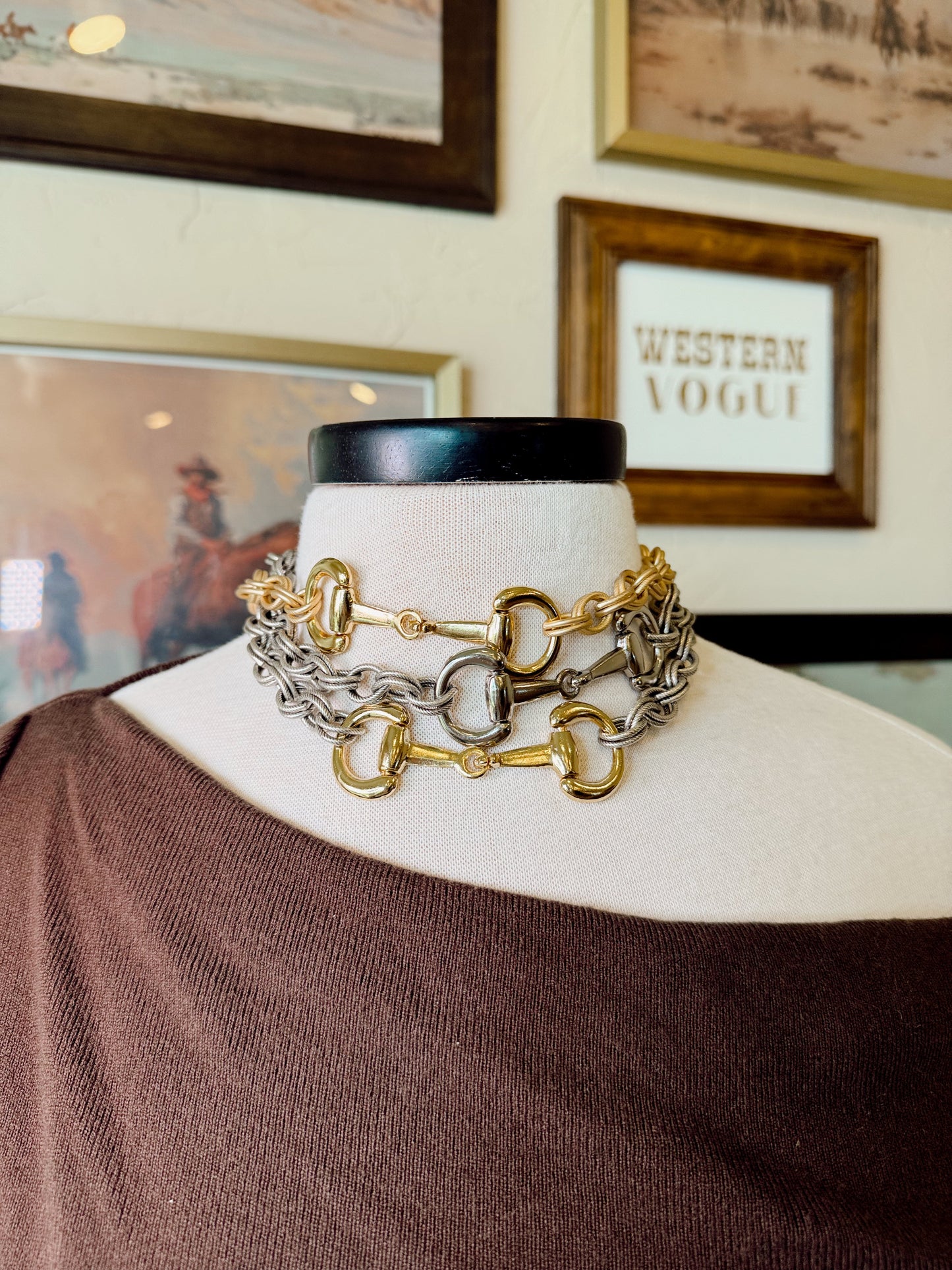 The Horse Bit Chain Necklace