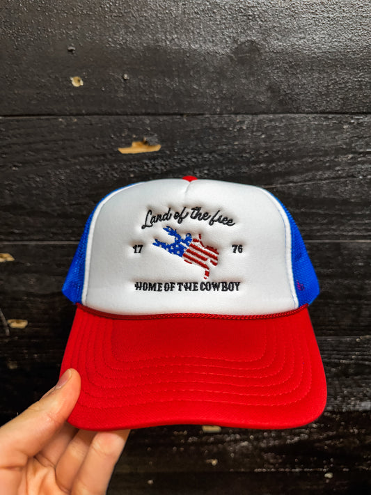 Land of Free, Home of Cowboy Trucker
