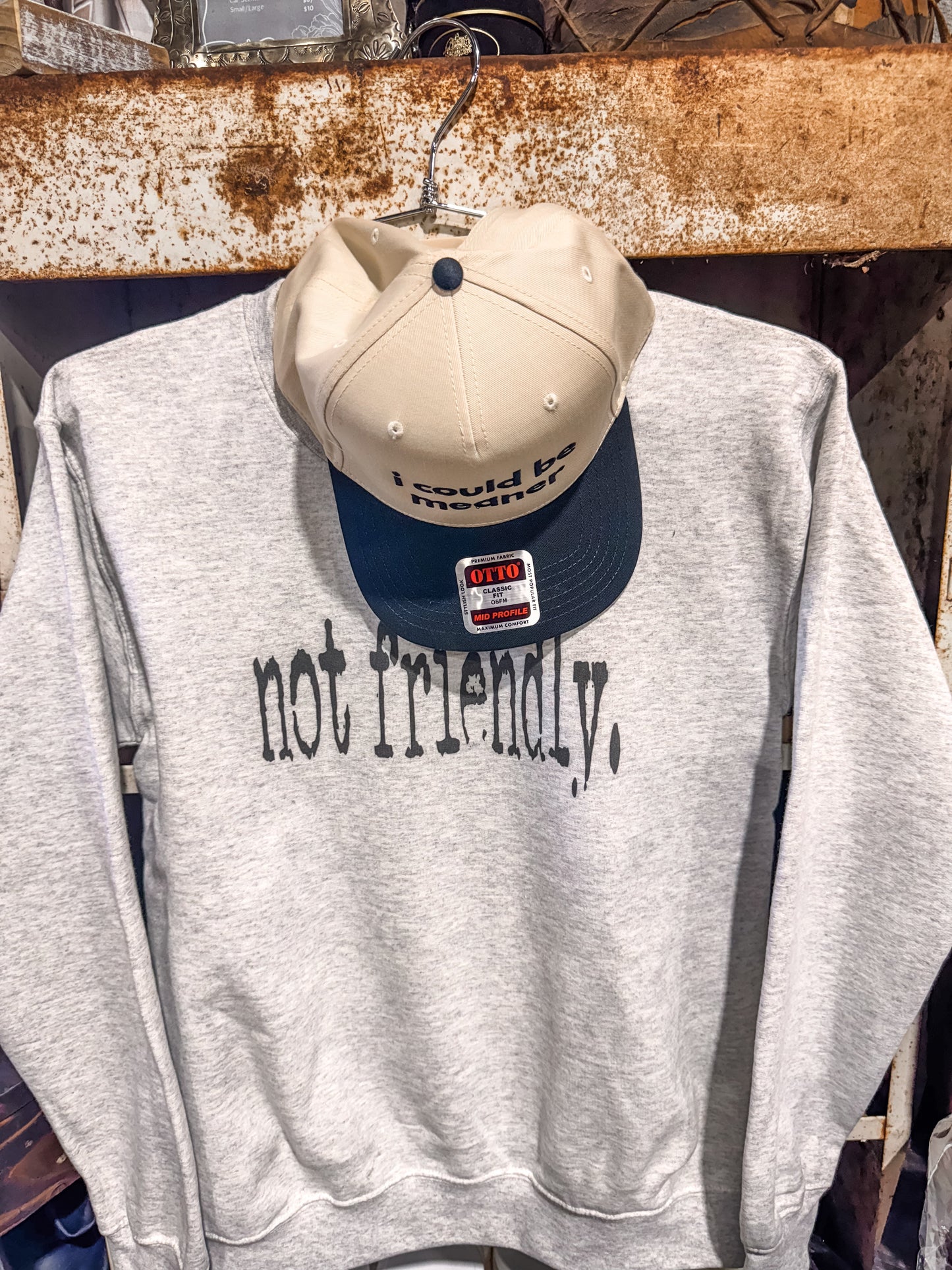 Not Friendly Sweatshirt