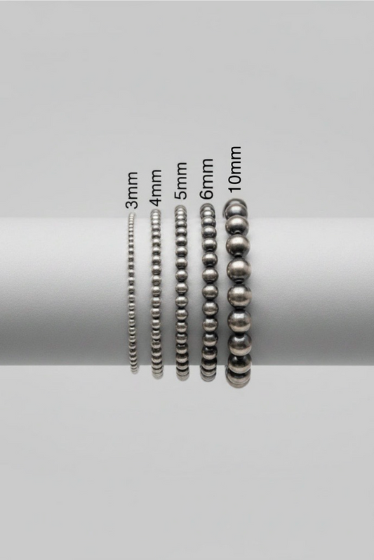 5mm Sterling Silver Pearl Bracelet