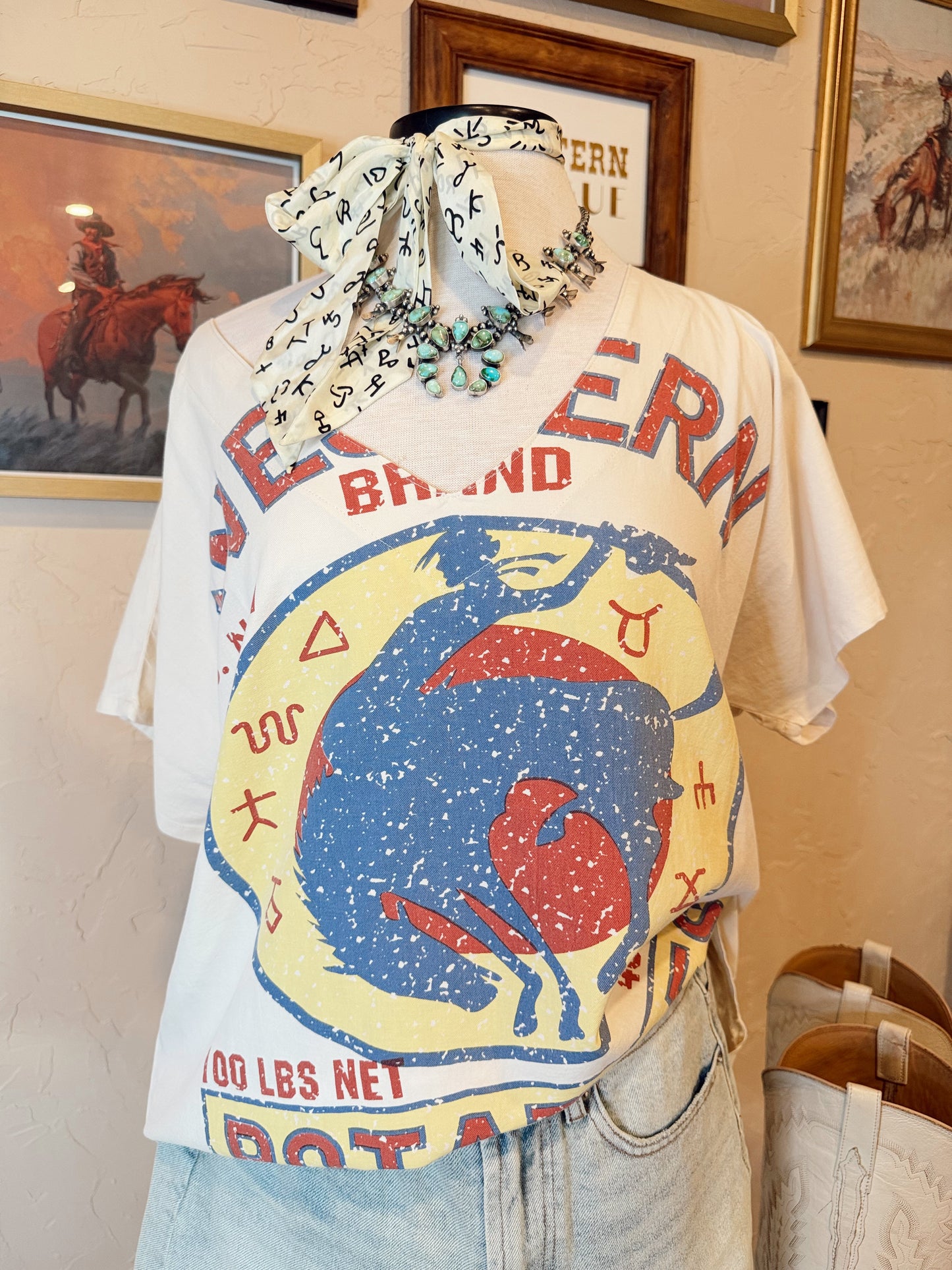 The Seasons Best Branded Bronc Top
