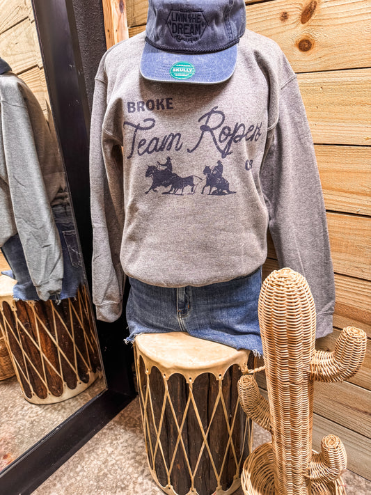 Broke Team Roper Club Sweatshirt