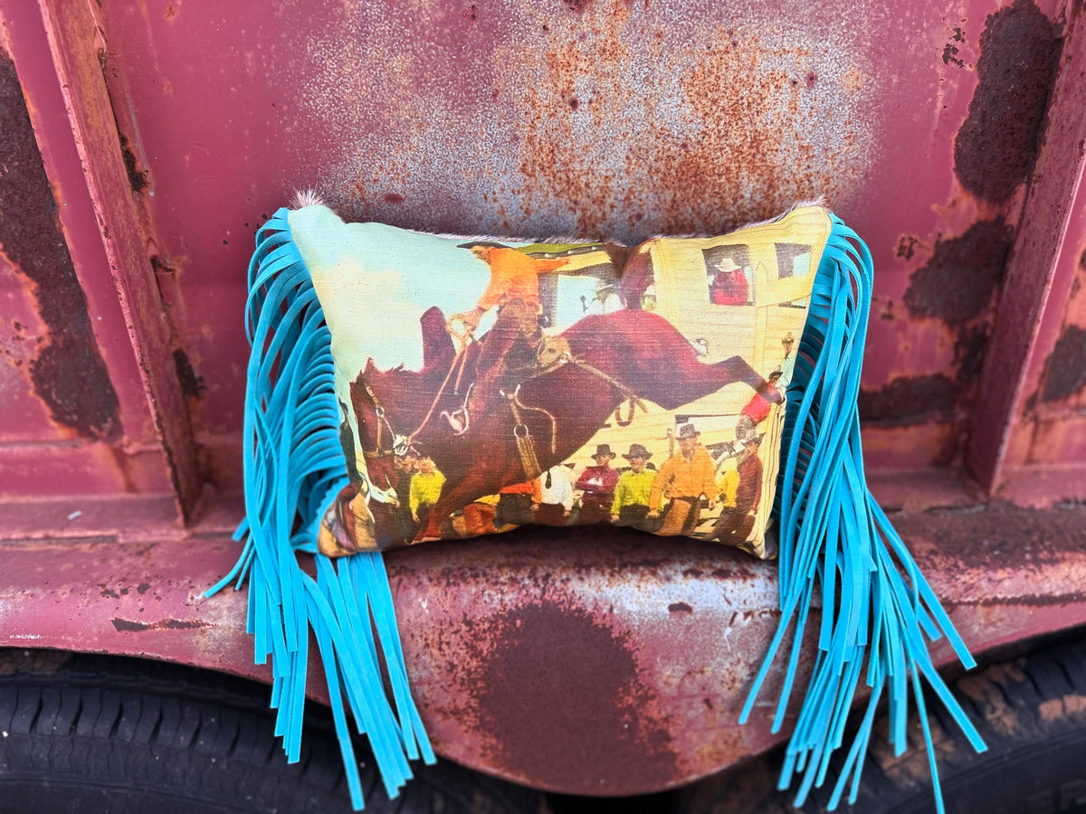 Let ‘er Buck Bronc Pillow