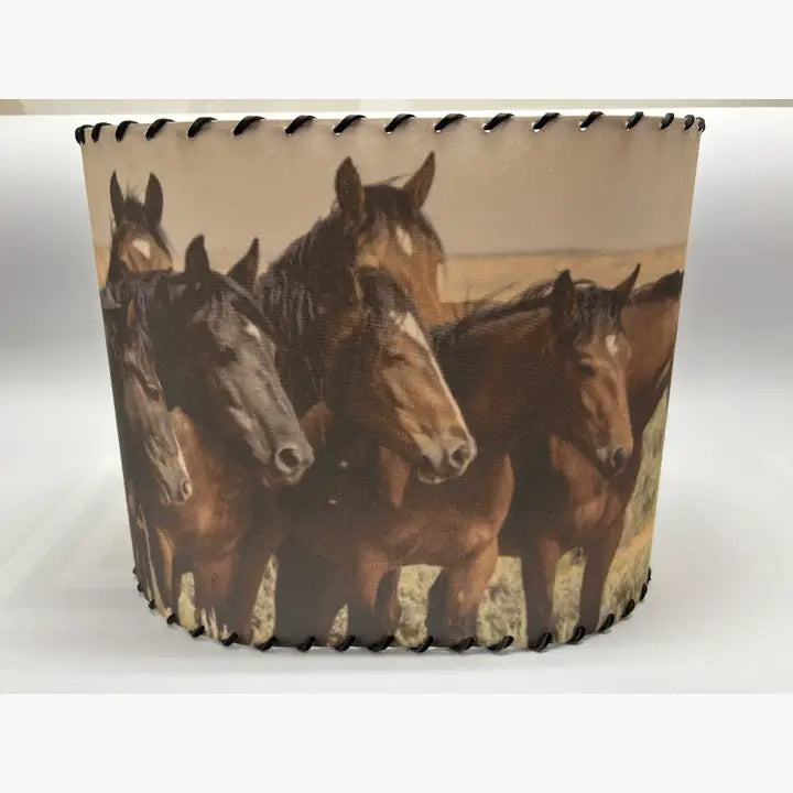 Horse Herd Lampshade