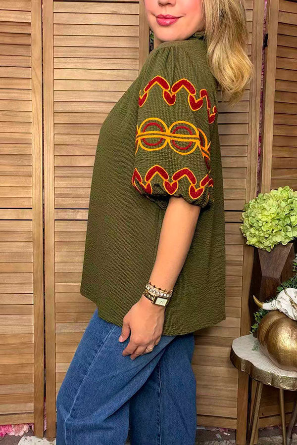 The Olivia Top (olive)🙃