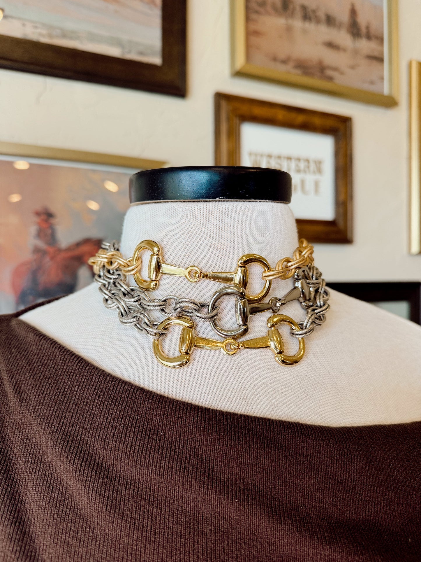 The Horse Bit Chain Necklace