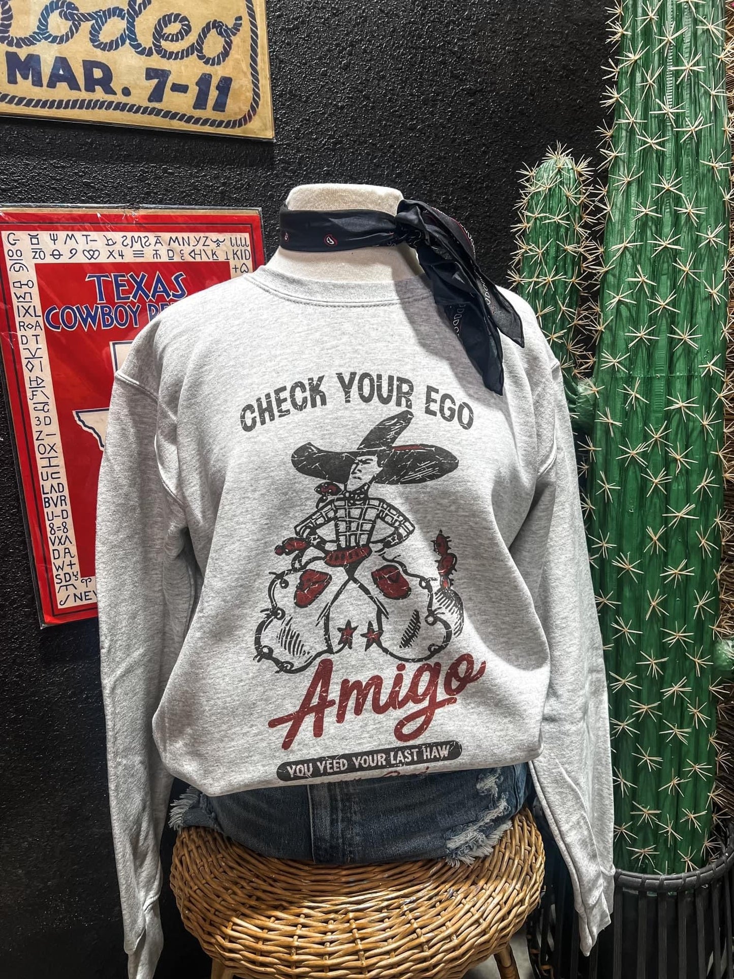 Amigo Design On Sweatshirt