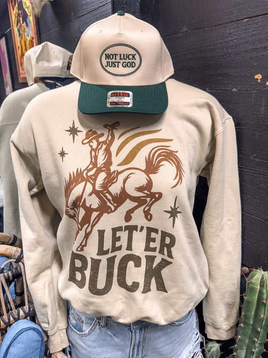 Red Let'er Buck Sweatshirt