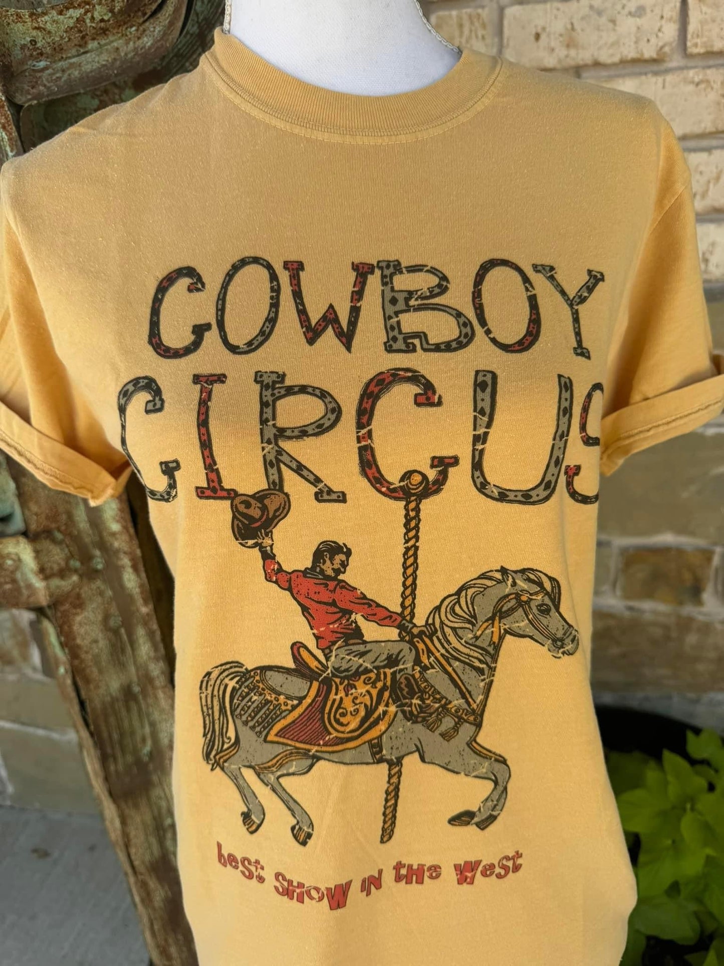 Cowboy Circus Design Tee