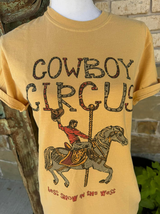 Cowboy Circus Design Tee