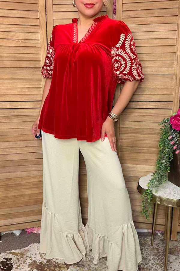 Beautiful in Red Top
