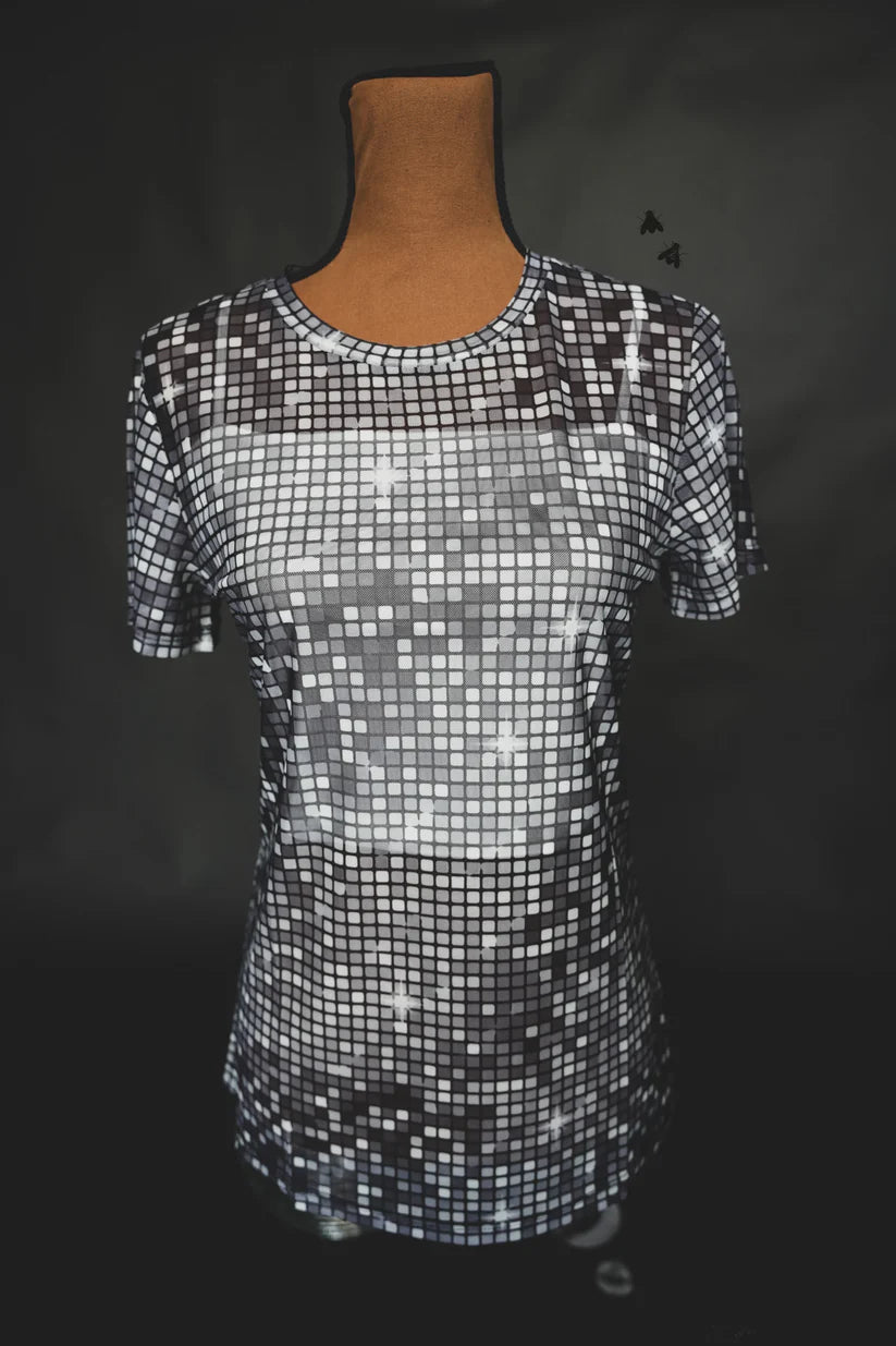 Dolly Disco Mesh Top