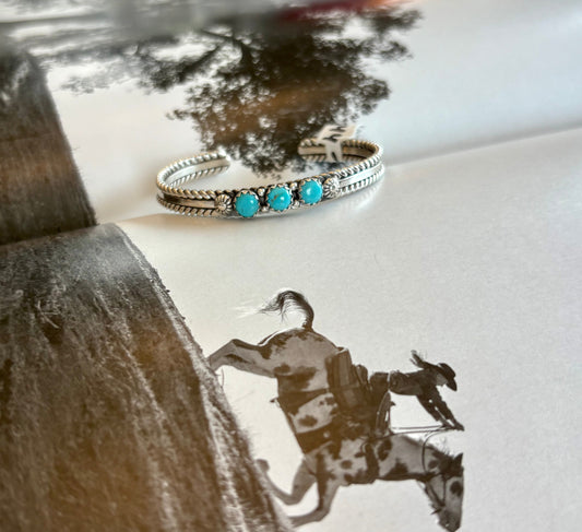 3 Stone Kingman Cuff